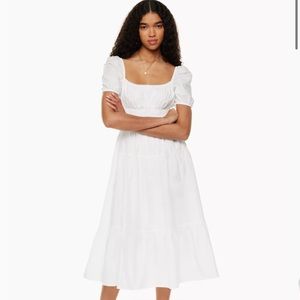 NWT ARITZIA ALLEGORIA POPLIN DRESS SIZE SMALL